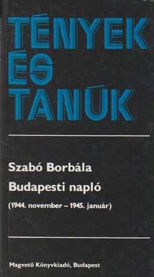 SZABÓ BORBÁLA - Budapesti napló [antikvár]