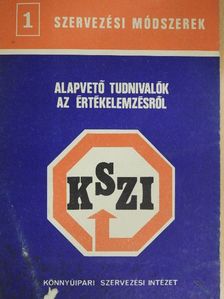 Alapvető tudnivalók az értékelemzésről [antikvár]