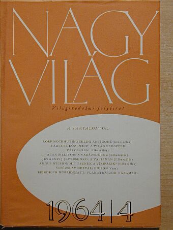 Alan Sillitoe - Nagyvilág 1964. április [antikvár]