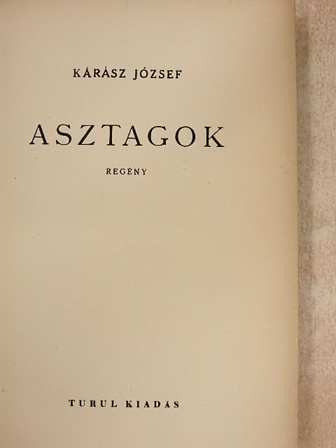 Kárász József - Asztagok [antikvár]