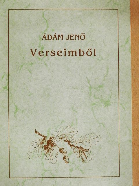 Ádám Jenő - Verseimből [antikvár]