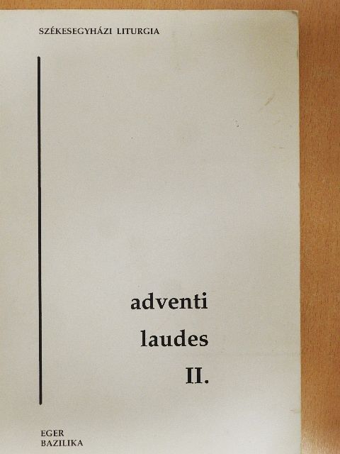Urbán Péter - Adventi laudes II.  [antikvár]