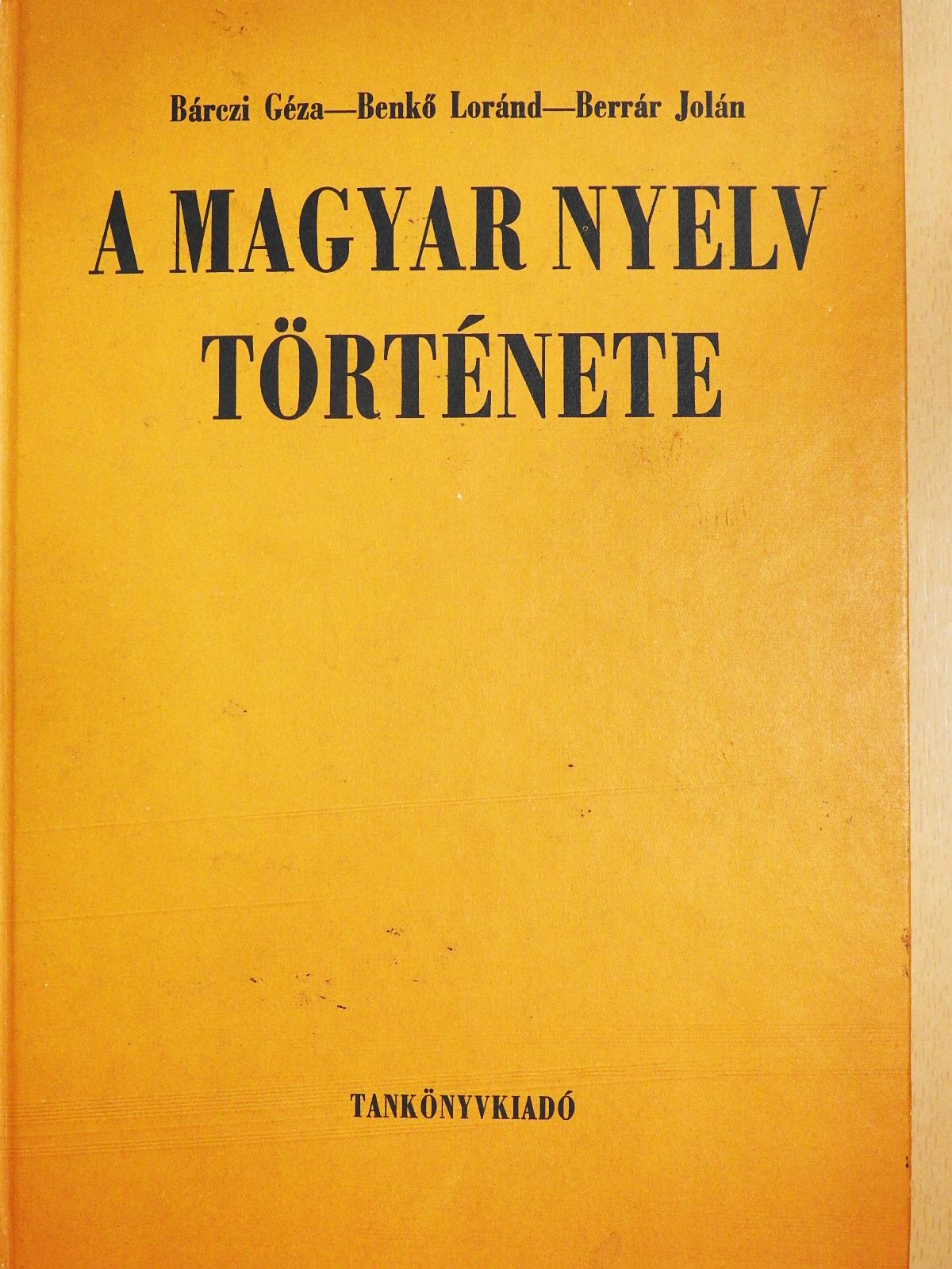 Bárczi Géza - A magyar nyelv története [antikvár]