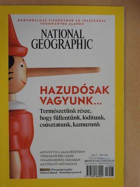 Douglas Fox - National Geographic Magyarország 2017. július [antikvár]