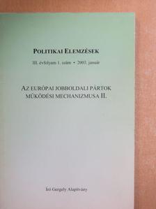 Csaba Lajos - Politikai Elemzések 2003. január [antikvár]