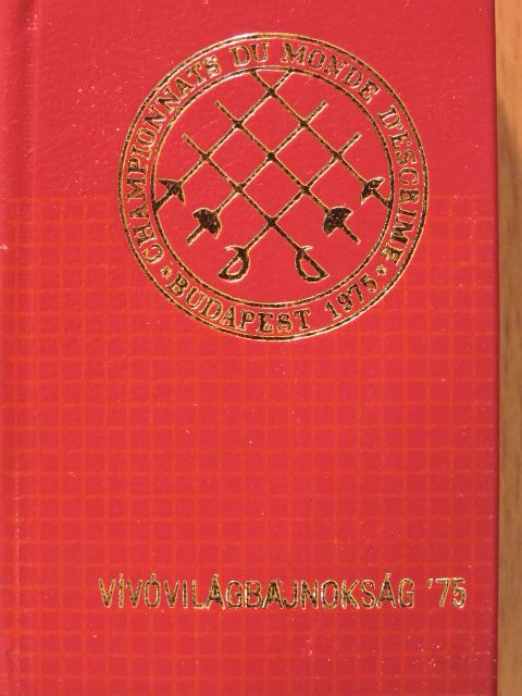 Kozák Mihály - Vívóvilágbajnokság '75 (minikönyv) [antikvár]