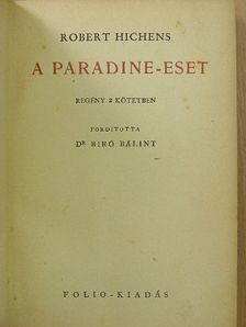 Robert Hichens - A Paradine-eset I-II. [antikvár]