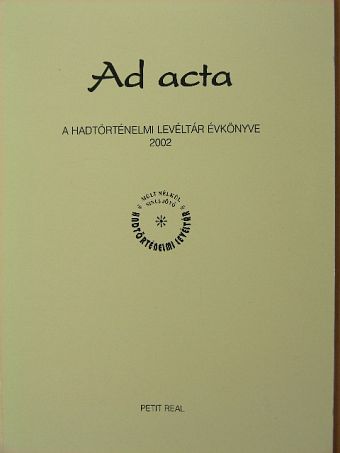 Szijj Jolán - Ad acta 2002 [antikvár]