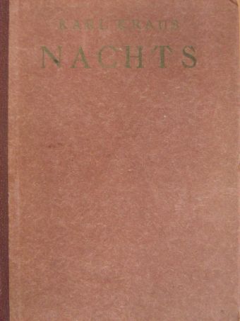 Karl Kraus - Nachts [antikvár]