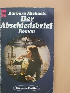 Barbara Michaels - Der Abschiedsbrief [antikvár]