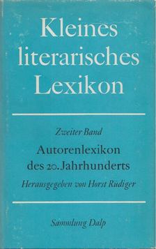 Rüdiger, Horst - Kleines literarisches Lexikon II. [antikvár]