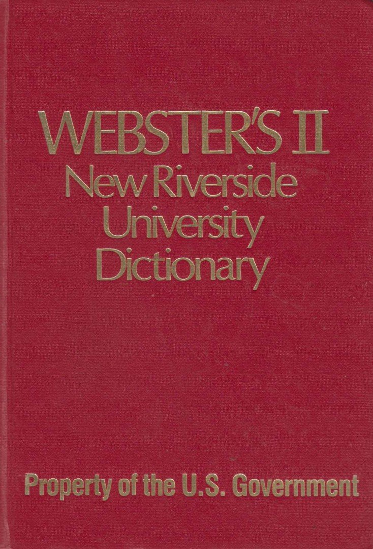 Webster's II New Riverside Dictionary [antikvár]