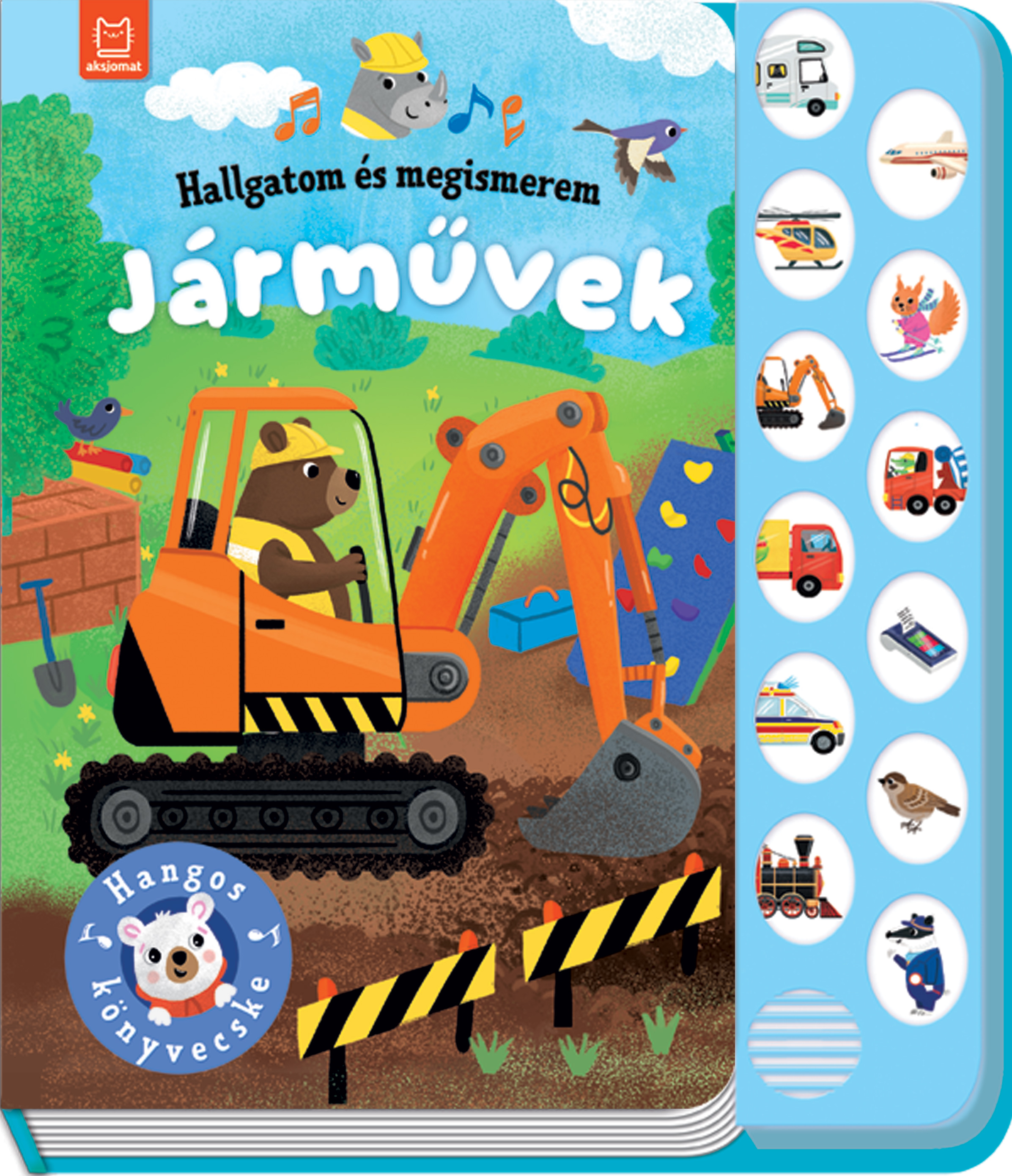 Agnieszka Bator - Hallgatom és megismerem. Járművek. Hangos könyvecske