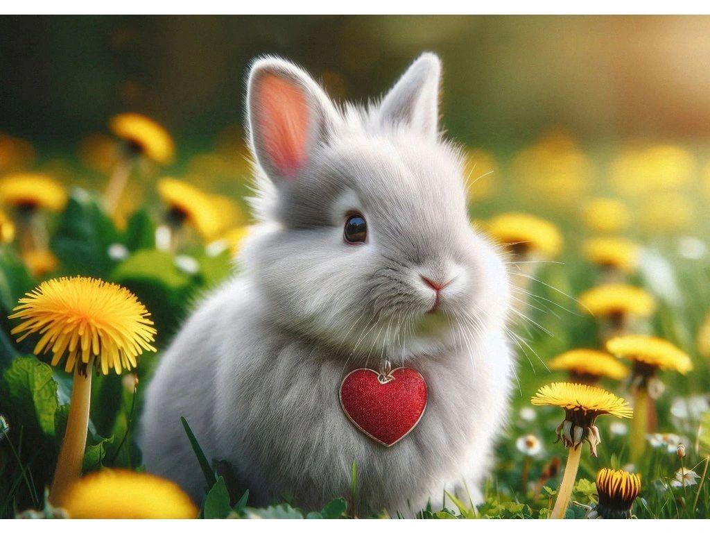 MCH36 - RABBIT RED HEART AI