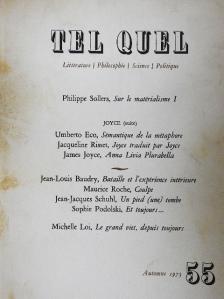 Jacqueline Risset - Tel quel Automne 1973/55 [antikvár]
