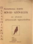 Romankovics András - Olvasóiskola [antikvár]