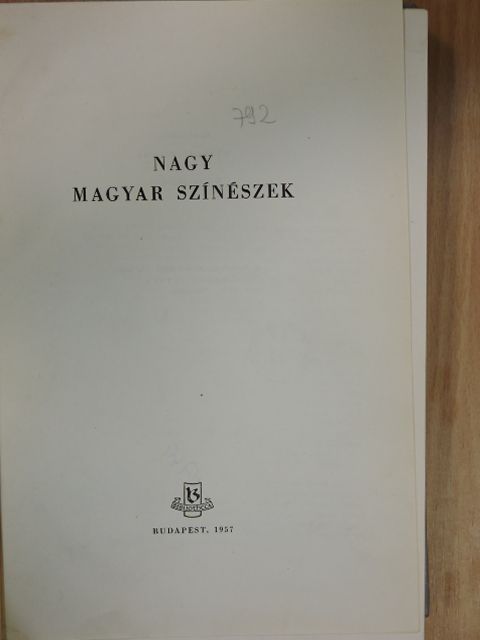 Ascher Oszkár - Nagy magyar színészek [antikvár]