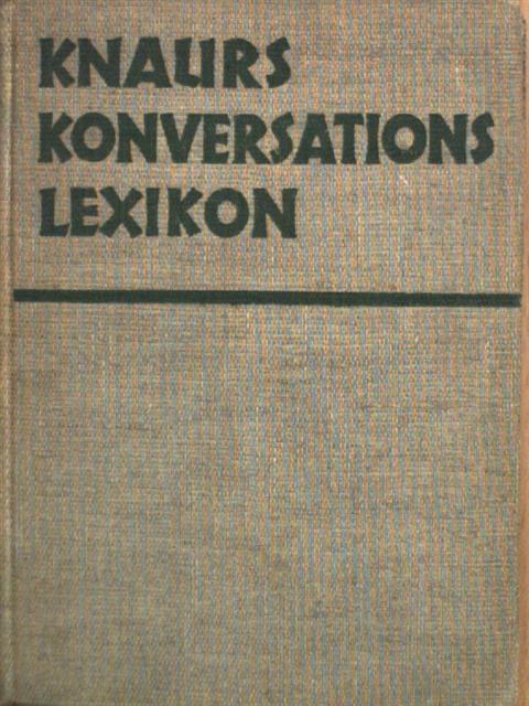 Knaurs konversations-lexikon A-Z [antikvár]