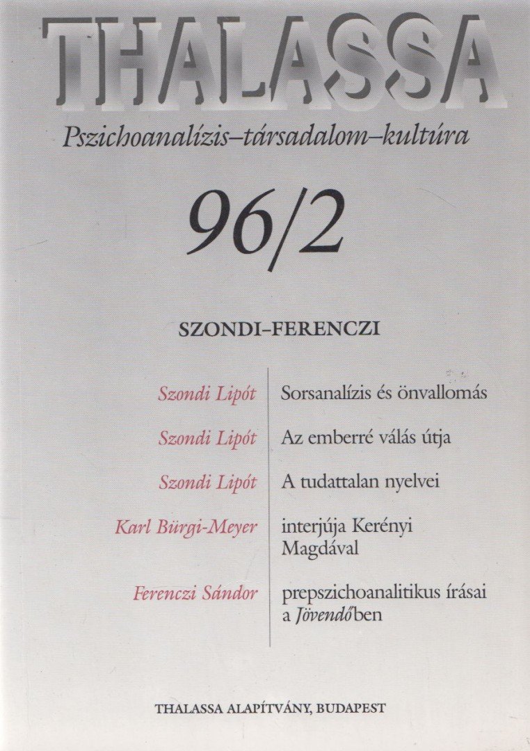 Erős Ferenc - Thalassa 96/1 [antikvár]