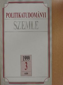 Béndek Péter - Politikatudományi Szemle 1999/3. [antikvár]