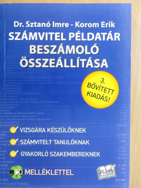 Dr. Sztanó Imre - Számvitel példatár [antikvár]