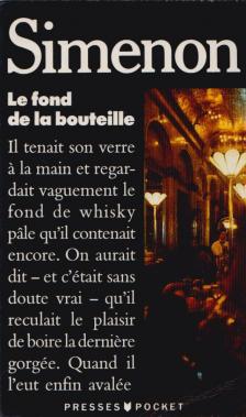Georges Simenon - Le fond de la bouteille [antikvár]