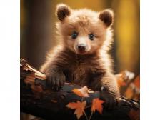 MCH29 - BABY BEAR AUTUMN square