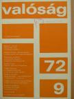Ádám György - Valóság 1972. szeptember [antikvár]