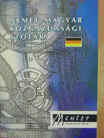 Német-magyar közgazdasági szótár [antikvár]