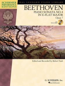 BEETHOVEN - PIANOP SONATA NO.4 IN E-FLAT MAJOR OP.7, CD INCLUDED