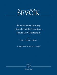 SEVCIK - SCHULE DER VIOLINTECHNIK OP.1 HEFT 1, 1. LAGE