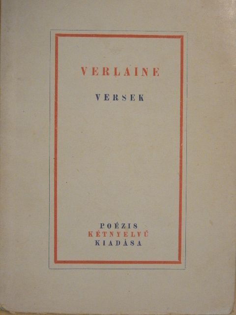 Paul Verlaine - Versek [antikvár]