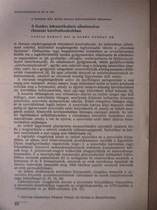 Dr. Bobkó György - A Gordox intraartikularis alkalmazása rheumás kórelváltozásokban [antikvár]