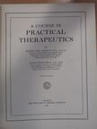 Alsion Howe Price, M.D. - A Course in Practical Therapeutics [antikvár]