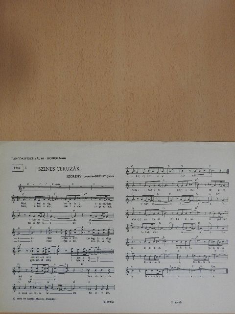 Bródy János - Szines ceruzák [antikvár]