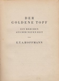 E. T. A. Hoffmann - Der goldene Topf [antikvár]