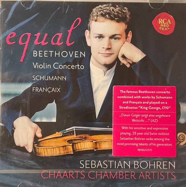 BEETHOVEN, SCHUMANN, FRANCAIX - VIOLIN CONCERTO CD SEBASTIAN BOHREN