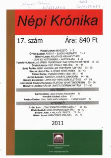 Maczó János - Népi Krónika 2011/17. [antikvár]