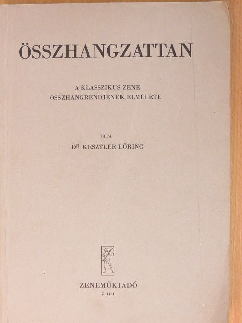 Dr. Kesztler Lőrinc - Összhangzattan [antikvár]