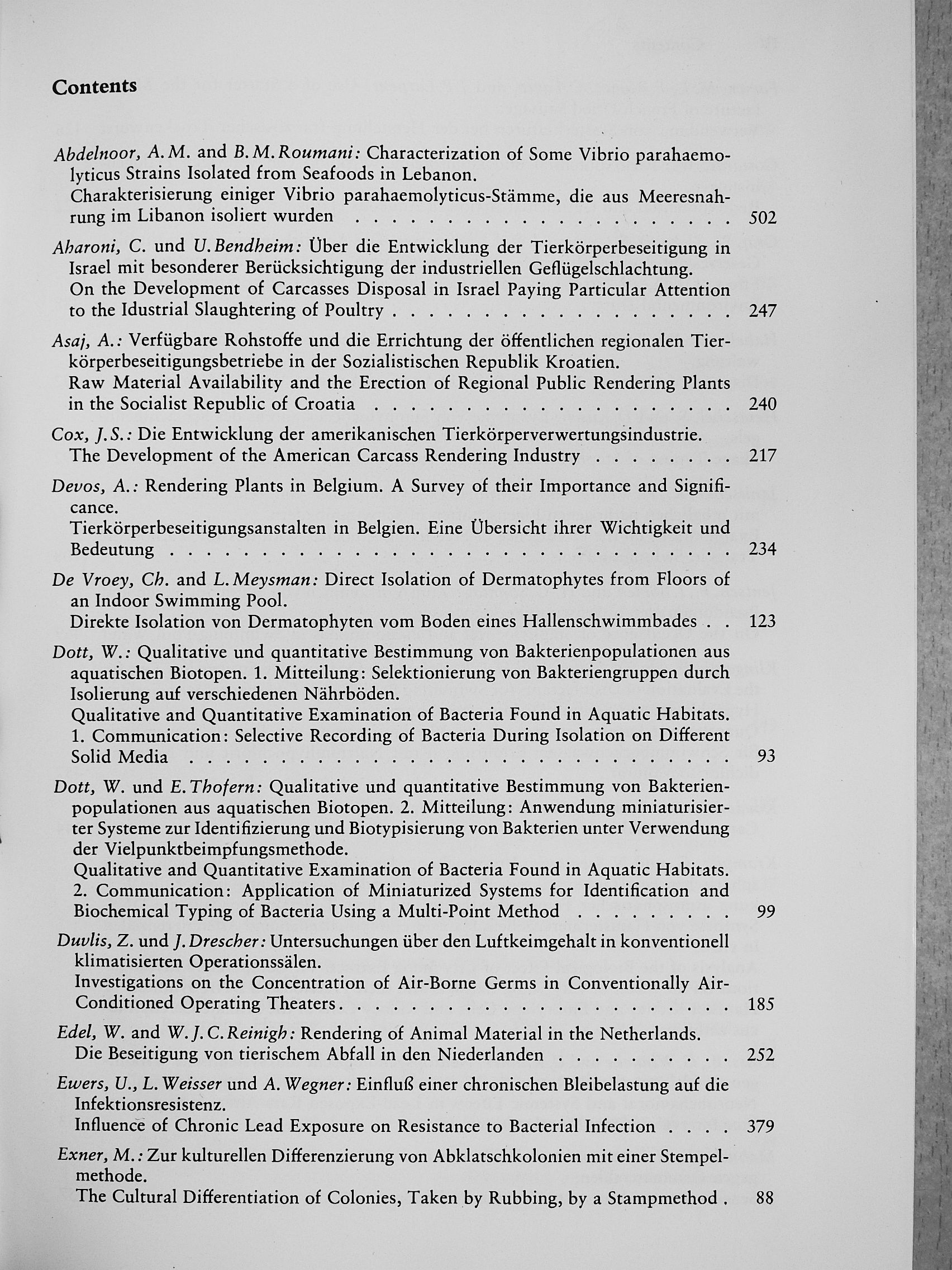 A. Devos - Zentralblatt für Bakteriologie 170/1-6 [antikvár]