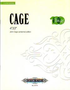 CAGE, JOHN - 4'33&quot; JOHN CAGE CENTENNIAL EDITION