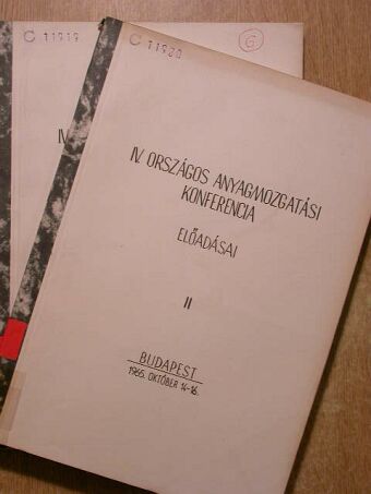 Andrási Győző - IV. Országos Anyagmozgatási Konferencia előadásai I-II. [antikvár]