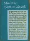 Janka Gyula - Miniatűr nyomtatványok (minikönyv) [antikvár]