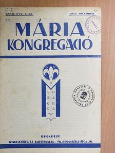 Dr. Molnár Gyula - Mária Kongregáció 1933. október [antikvár]