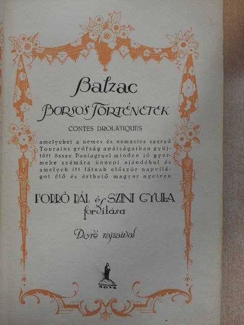 Balzac - Borsos Történetek [antikvár]