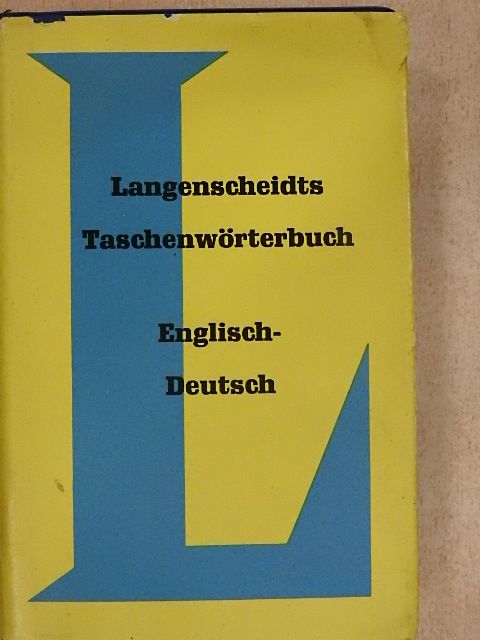 Prof. Edmund Klatt - Langenscheidts Taschenwörterbuch der englischen und deutschen Sprache I. [antikvár]