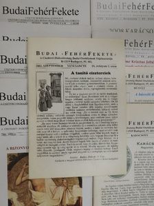 Badál Ede Álmos - 10 lapszám a Budai FehérFekete című folyóiratból (vegyes számok) [antikvár]