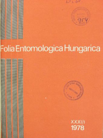 Endrődi S. - Folia Entomologica Hungarica 1978. [antikvár]
