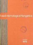 Endrődi S. - Folia Entomologica Hungarica 1978. [antikvár]
