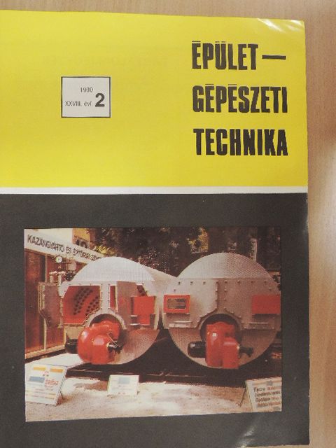 Dr. Kaboldy Péterné - Épületgépészeti Technika 1990/2. [antikvár]